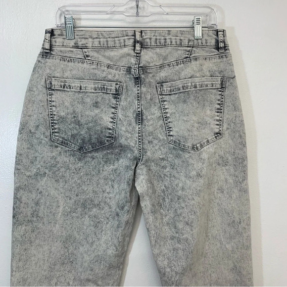 Lascana Jeans Woman 8  Stone Wash High Waist Pockets Stretch Straight Taper Ligh - Picture 6 of 14